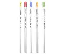 Cpolebev Crayons Sous GlaçUre 5 PièCes pour Poterie pour DéCorer le Verre Fondu et la CéRamique Sous GlaçUre A