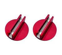 Cpolebev Cric Magnétique Protecteur Rail - Accessoires Soudure Puck 2-Pack | magnétique avec aimant puissant; fixation sûre et alignement précis sur surfaces métalliques lors des opérations.