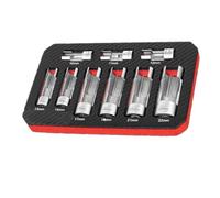 Cpolebev Débague de Démontage de Tuyau D' Ouverte Clé à Capteur D'Oxygène à Rainure de Manchon Hexagonal D'Injection de Carburant en Argent Outil de Réparation