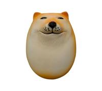 Cpolebev Décor de Bureau Créatif Shiba Inu en Forme D'Œuf Réaliste, Décorations de Chien et D'Œuf pour, Le Bureau, Cadeaux Amusants