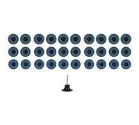 Cpolebev Disques de PonçAge un Disque un Lamelles de 50Mm pour Outils Abrasifs un Serrure un Rouleau Convient pour le Polissage Du Fer en MéTal EnlèVement de la Rouille Meule