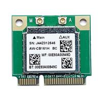 Cpolebev Double Bande Realtek RTL8821 AW-CB161H WiFi Carte WLAN Bluetooth 4.0 Combo sans Demi Mini Adaptateur PCI-E 433Mbps 802.11Ac