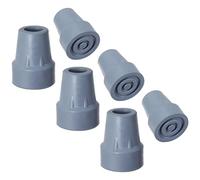 Cpolebev Embouts de Canne en Caoutchouc Antidérapants Robustes de 3/4 Pouces, Capuchons de Pied de Canne de Remplacement, 6 Pièces