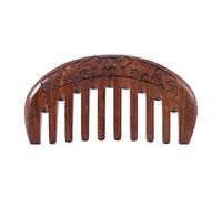 Cpolebev En Bois Peigne En Bois Cheveux Peigne Peigne Naturel- Massage Anti Statique À Travers Le Peigne (Dent Large de)