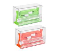 Cpolebev Enfile-Aiguille Automatique 2 PièCes, Enfile-Aiguille pour Outil de Couture, Enfile-Aiguille Automatique pour la Couture à la Main (Vert + Orange)