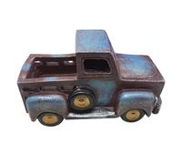 Cpolebev Énorme Décor de Camion en Métal Rustique à Ressort Personnalisé, Camion de Ferme Rustique, Décor de Camion de Pâques, Jardinière de Camion en Métal Vintage Facile à Utiliser 18 X 9 X