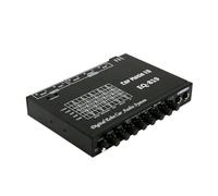 Cpolebev EQ-819 Égaliseur de Voiture Multifonctionnel Égaliseur Audio de Voiture Multifonctionnel EQ Tuning Amplificateur Croisé Égaliseur Paramétrique Égaliseur Audio de Voiture
