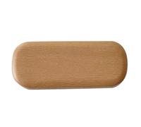 Cpolebev ÉTui À Lunettes Portable BoîTe de Cadre de Lunettes À Grain en Bois Dur Lunettes de Lecture Support de Lunettes de Soleil éTui de Rangement-Bois Clair
