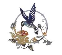Cpolebev Fer Art Oiseau DéCoration Murale Jardin ClôTure Pelouse HôTel Mur Sculpture Ornements Vintage Ornement pour IntéRieur ExtéRieur Maison C