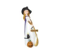 Cpolebev Figurines et Statues de Sorcière d'halloween Décoration D'Intérieur Sorcières en Résine Sculpture D'Elfe Mignonne A 1 PCS Décoration D'Intérieur Cadeaux de Décoration D'Intérieur