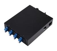 Cpolebev FTTH Fiber Optic Terminal Box 4 Port LC 4 Core Mode Single Mode Pig Pig Type LSZH Type de Rail