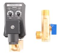 Cpolebev G1/2 DN15 230 V Réservoir D'Eau Temporisé Automatique Vanne de Vidange Électronique Temporisée pour la Gestion des Condensats Du Compresseur D'Air Installation Facile Facile à Utiliser