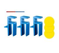 Cpolebev Gabarits de Menuiserie: Traçage Facile sur Armoires 16/17/18 mm | Idéal pour marquer murs, et moulures directement sur le matériel, avec 3 scribes et 3 discs inclus et un crayon.