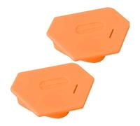 Cpolebev Guide de Couture Magnétique pour Machine à Coudre, Polygonale Multifucntional Guide de Couture Guide Hemmer avec Échelle Orange 2 Pièces