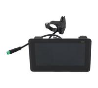 Cpolebev H6C Compteur D'Affichage LCD pour Vélo Électrique 24V-60V E Scooter LCD Écran Couleur avec USB UART pour Accessoires de Pièces de Rechange pour Vélo Électrique (5PIN)