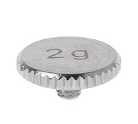 Cpolebev Headshell 2G Shell Weight Turntable Metal Electric Instrument Parts pour SL1200 SL1210 MK2 3 5 M5G Stylus DJ, Silver