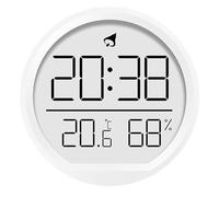 Cpolebev Horloges Murales Numériques LED, Affichage de la Température et de la Date, Réveil Électronique de Table pour Cuisine, Étude, Réfrigérateur B