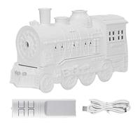 Cpolebev Humidificateur à Vapeur Froide Train 300ML Diffuseur D'Huiles Essentielles USB Diffuseur D'Aromathérapie Silencieux avec Veilleuse pour Chambre à Coucher