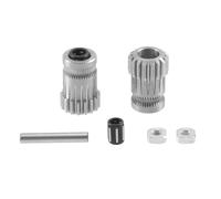 Cpolebev Imprimante 3D MK3 Kit de Double Engrenages D'Extrudeuse D'EntraîNement Roue D'Extrusion D'Engrenages D'EntraîNement pour la Mise à Niveau de L'Imprimante 3D Prusa I3 MK2 MK2S
