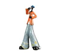 Cpolebev Jazz Band Player Figurines Vintage Musicien Figure Résine Statues Ornement de Bureau Rétro Sculpture Maison Intérieur Décor A