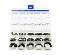 Cpolebev Kit D'Assortiment de Rondelles Élastiques Ondulées de 3 à 25 mm Kit D'Assortiment de Rondelles Élastiques de Joint à Ressort en Manganèse 65Mn