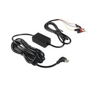Cpolebev Kit de Câblage pour Dash Cam Acc, Câble Abaisseur USB Type C pour Dashcam, Cordon d'alimentation pour Chargeur de Tableau de Bord de Voiture 12 V-24 V vers DC 5 V 3 A
