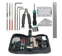 Cpolebev Kit de RéParation de Guitare Kit D'Entretien de Guitare Ensemble D'Outils de Maintenance Accessoires de Nettoyage