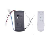 Cpolebev Kit de Télécommande Universelle pour Ventilateur de Plafond 40W avec Fonction de Timing à 6 Vitesses pour Le Remplacement des Télécommandes des Ventilateurs de Plafond DC et des Lumières