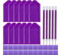 Cpolebev Kit D'Outils et D'Accessoires de Peinture d'art de Diamant 5D, Accessoires de Bricolage de Peinture d'art de Diamant