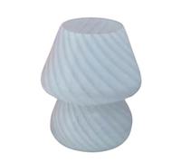 Cpolebev Lampe de Bureau LED en Verre en Forme de Champignon, Lampe de Table, Chambre à Coucher, Chevet, Chambre d'enfant, Lampe de Table de Bureau, Décoration A