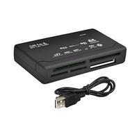 Cpolebev Lecteur de Carte USB2.0 Lecteur de Carte MéMoire Transmission de DonnéEs Prise en Charge du Lecteur de Carte Tout-en-Un TF SD Mini SD MS XD Noir