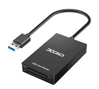 Cpolebev Lecteur de Cartes USB 3.0 XQD M/G, Transfert pour médias | Branchez sur USB-C ou USB 3.0 et démarrez le transfert sans pilote; parfait pour éditer rapidement sur PC ou