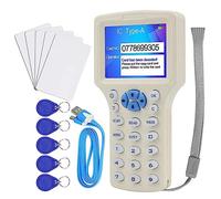 Cpolebev Lecteur RFID Graveur Duplicateur Programmeur de Carte à Puce 125KHz 13.56MHz Décodeur Crypté Clé Inscriptible