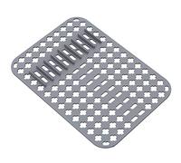 Cpolebev Lot de 1 Tapis de Protection pour éVier de Cuisine, Grille D'éVier en Silicone pour Fond D'éVier de Cuisine, Tapis D'éVier pour éVier en Acier Inoxydable