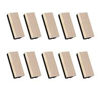 Cpolebev Lot de 10 Gommes pour Tableau Noir Gomme en Feutre de Laine Craie de Bois Sans Poussière pour les Enseignants des Enfants