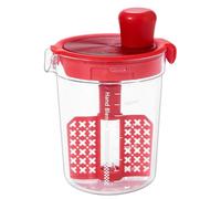 Cpolebev Mélangeur Manuel pour Vinaigrette avec Séparateur D'Œufs - Gadget de Cuisine Multifonction pour Vinaigrettes, Sauces et Huiles B
