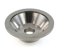Cpolebev Meule Diamantée 100X32X20X10X5 pour Meule Diamantée en Forme de Cuvette en Alliage de Tungstène