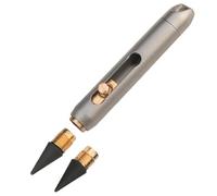 Cpolebev Mini Porte-Clés en Alliage de Titane, Crayon Éternel, Effaçable, Nécessaire pour le Rasage, Pendentif, Stylo de Poche, Écriture D'Urgence, 2 Pointes de Stylo