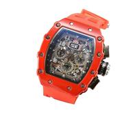 Cpolebev Montre de Luxe pour de Style Mécanique Étanche à 6 Aiguilles, Montre à Quartz en Forme de Tonneau de Vin 6