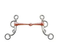 Cpolebev Mors de Cheval en Acier Inoxydable Accessoires Équestres pour L'Entraînement des BT1146
