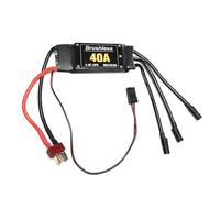Cpolebev Moteur de Contrôleur de Vitesse ESC Sans Balais 40A, Prise en T pour Hélicoptère RC FPV Quadcopter