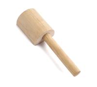 Cpolebev Moule de Poterie en Bois avec Poignée Réutilisable, Bricolage Lisse, Adapté Aux Côtes de Poterie en Argile, Façonnage en Bois, Outil de Tasse en Porcelaine