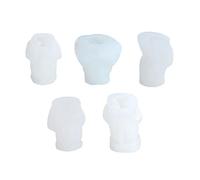 Cpolebev Moules à Bougies en Silicone D' Anges Mignons Faits à la Main, Faveurs de Fête de Vacances