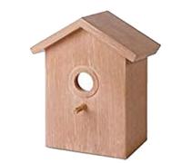 Cpolebev Nichoir à Oiseaux avec Fenêtre Extérieure Nichoir à Oiseaux avec Forte Ventouse