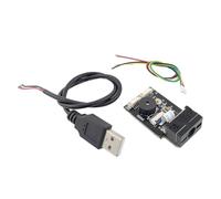 Cpolebev Nouveau Lecteur de Codes-Barres Filaire USB GM65, Lecteur de Codes-Barres 1D 2D, Module de Lecteur de Codes QR, Buzzer CMOS pour Rappel avec Câble UART