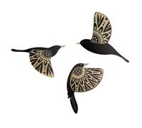 Cpolebev Oiseau Volant en Bois Art Mural Vintage Gothique Décoration D'Intérieur pour Salon Salle de Bain Cuisine Décoration Cadeau