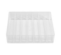 Cpolebev Organisateur de Palette de Fards à PaupièRes - 7 Sections DiviséEs Maquillage Support de Palette Acrylique pour Maquillage Vanity Cosmetics