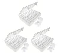 Cpolebev Organisateur de Perles, 90 Petits Conteneurs de Stockage de Perles, 3 Grands Étuis de Rangement Artisanaux, Boîte de Rangement pour la Fabrication de en Diamant