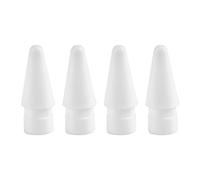 Cpolebev Pack de 4 Embouts de Rechange pour Pointes Pencil pour Pencil 1èRe et 2Nd GéNéRation (Blanc)
