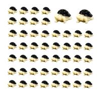 Cpolebev Pack en Vrac de 50 Miniatures de Petites Tortues, Mini Figurines en Résine d'animaux Sauvages pour L'Artisanat